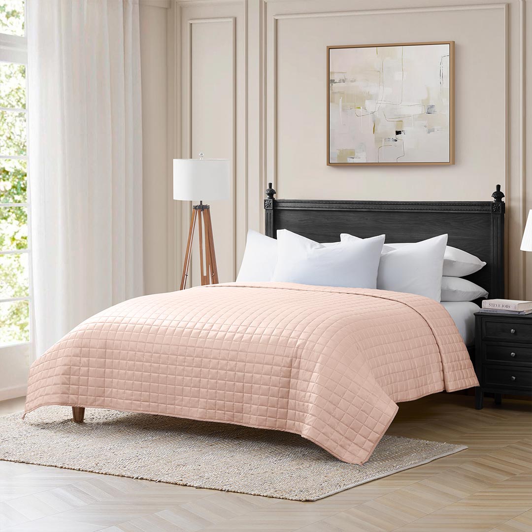 Product: YNM Weighted Blanket 30lb | Color: Cooling PE Champagne Pink 3.0
