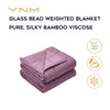 Product: Cooling Bamboo Weighted Blanket | Color: Fuchsia