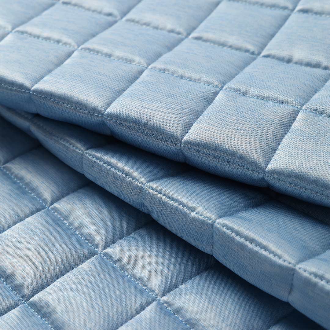 Product: YNM Weighted Blanket 30lb | Color: Cooling PE Light Steel Blue 3.0