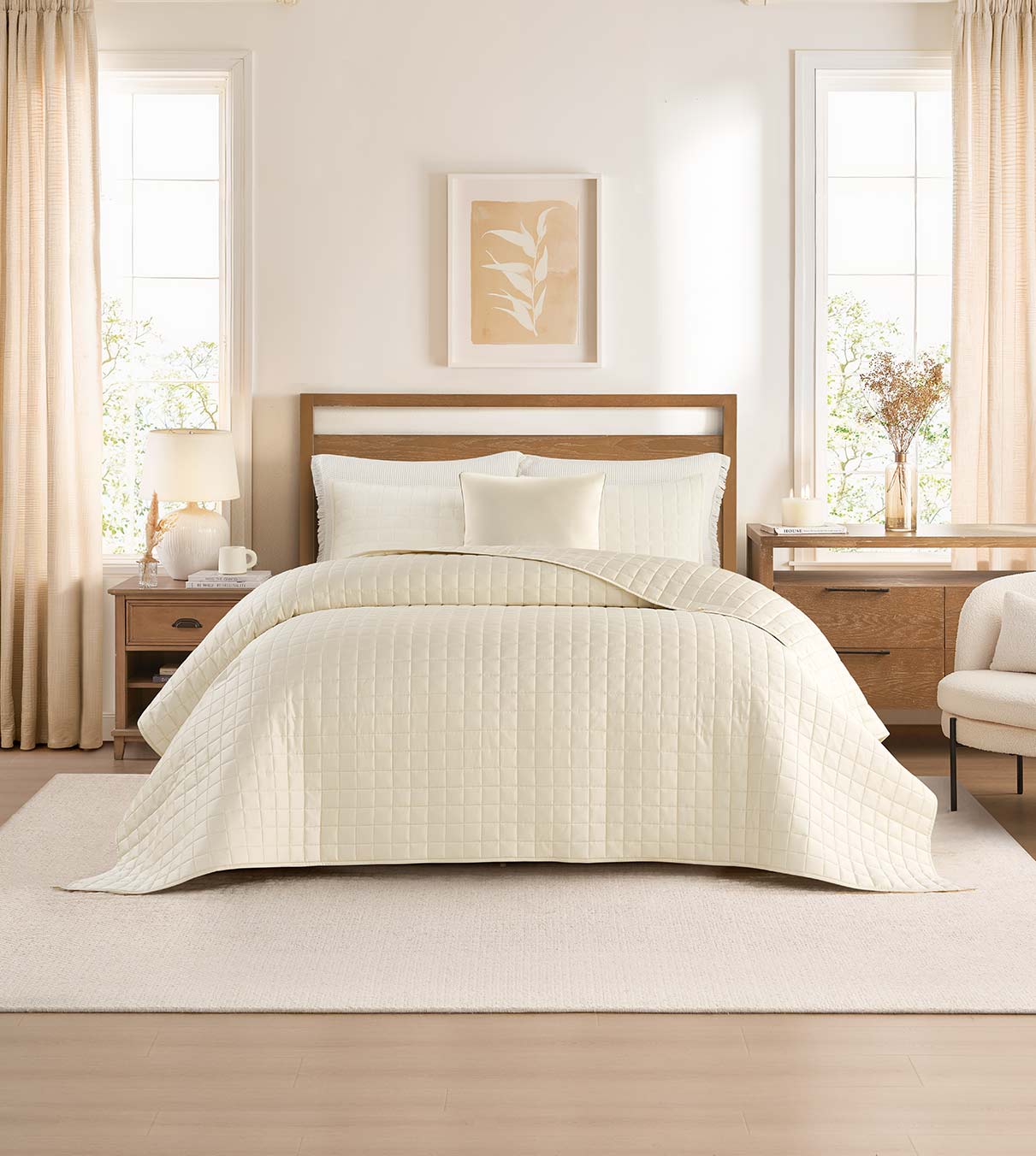 Product: YNM Weighted Blanket 25lb | Color: Bamboo Champagne Beige 3.0