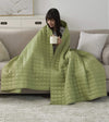 Product: YNM Weighted Blanket 12lb | Color: Bamboo Matcha Green 3.0