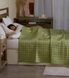 Product: YNM Weighted Blanket 17lb | Color: Bamboo Matcha Green 3.0