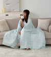 Product: Exclusive Bamboo Weighted Blanket | Color: Bamboo Spearmint Green 3.0