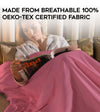 Product: Weighted Blanket Duvet Covers Twin Size | Color: Cotton Brandied Apricot