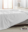 Product: Cotton Weighted Blanket Duvet Cover | Color: Pure White
