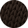 Product: Knitted Weighted Blanket 10lb | Swatch: Cotton Chocolate Brown