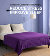 Product: Exclusive Cotton Weighted Blanket | Color: Fuchsia Purple