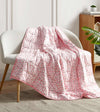 Product: YNM Weighted Blanket 15lb | Color: Cotton Pink Flower 2.0