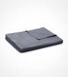 Product: Cotton Weighted Blanket Duvet Cover | Color: 3 Side Zipper - Cotton Dark Grey
