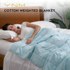 Product: Weighted Blanket Duvet Cover King/California King Size | Color: Cotton Light Blue