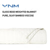 Product: Exclusive Bamboo Weighted Blanklet | Color: White