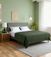 Product: Exclusive Cotton Weighted Blanket | Color: Army Green