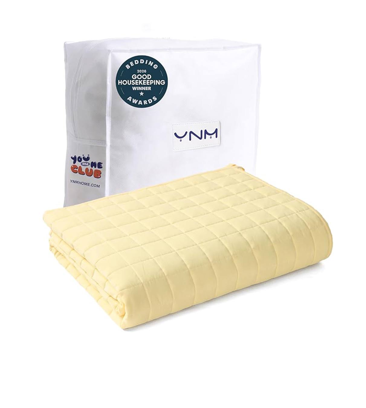 Product: Exclusive Polyester Weighted Blanket | Color: Microfiber Pastel Yellow 3.0