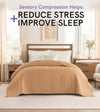 Product: Exclusive Polyester Weighted Blanket | Color: Microfiber Terracotta 3.0