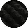 Product: Faux-Fur Weighted Blanket | Swatch: Bubble Black 3.0