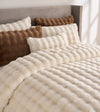 Product: Faux-Fur Weighted Blanket | Color: Bubble Cream 3.0