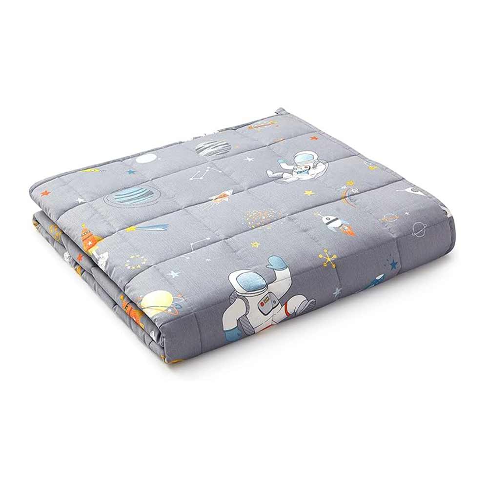 Product: Kids Original Cotton Weighted Blanket | Color: Astronaut