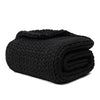 Product: Original Knitted Weighted Blanket | Color: Dark Grey