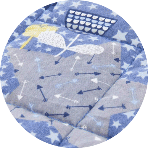 Product: Kids Original Cotton Weighted Blanket | Swatch: Polar Bear