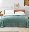 Product: YNM Weighted Blanket 15lb | Color: Bamboo Fresh Mint 2.0