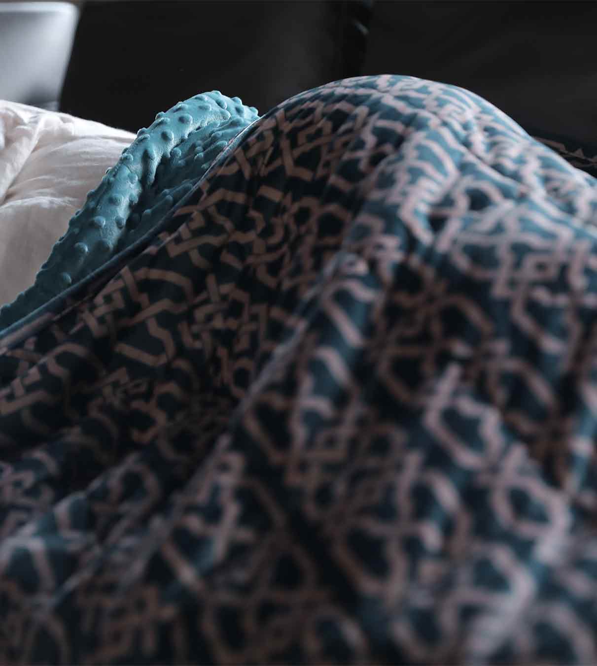 Product: Weighted Blanket Duvet Covers Twin Size | Color: Minky Infinite