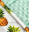 Product: Bamboo Weighted Blanket Duvet Cover | Color: Minky Pineapple