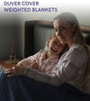 Product: Weighted Blanket Duvet Covers Kid's Size | Color: Minky Dark Blue