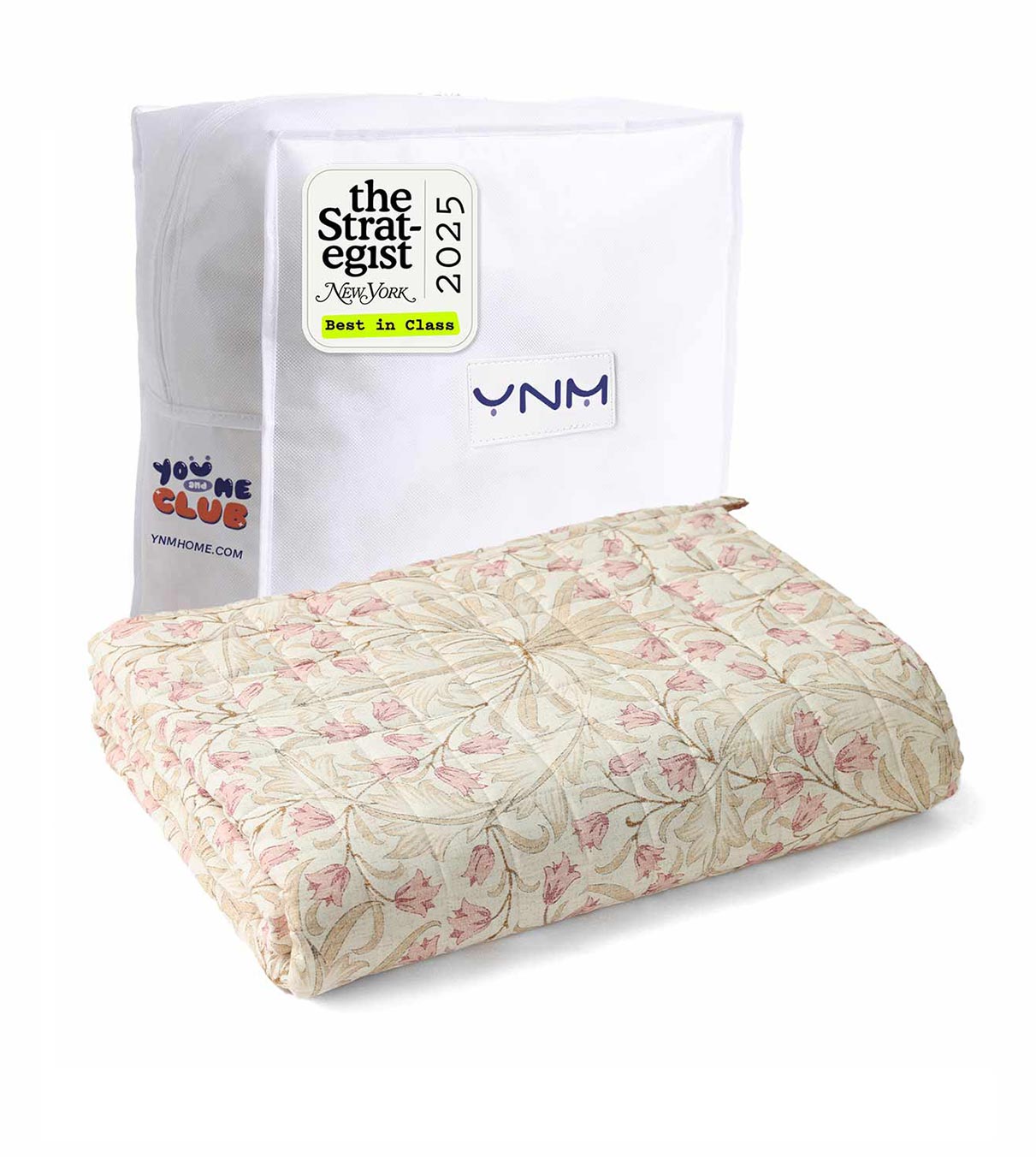 Product: Original Cotton-Linen Weighted Blanket | Color: Cotton-Linen Campanula 3.0