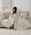 Product: Original Cotton-Linen Weighted Blanket | Color: Cotton-Linen Damask 3.0