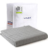 Product: Exclusive Cotton Weighted Blanket | Color: Light Grey
