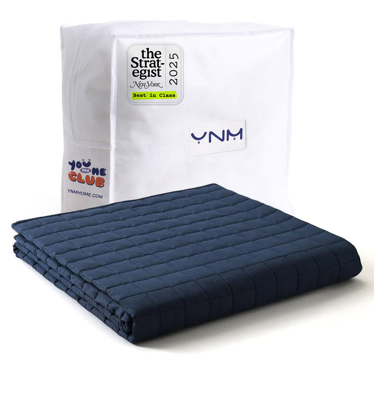 Product: Exclusive Cotton Weighted Blanket | Color: Navy