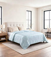 Product: Cooling Weighted Blanket Duvet Cover | Color: Bamboo Spearmint Green