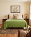 Product: Cooling Weighted Blanket Duvet Cover | Color: Bamboo Matcha Green