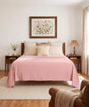 Product: Cooling Weighted Blanket Duvet Cover | Color: Bamboo Pink Rose