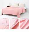 Product: Cooling Weighted Blanket Duvet Cover | Color: Bamboo Pink Rose