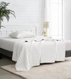 Product: YNM Weighted Blanket 15lb | Color: Bamboo White 3.0