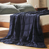 Product: YNM Weighted Blanket 20lb | Color: Cotton Navy Blue 2.0