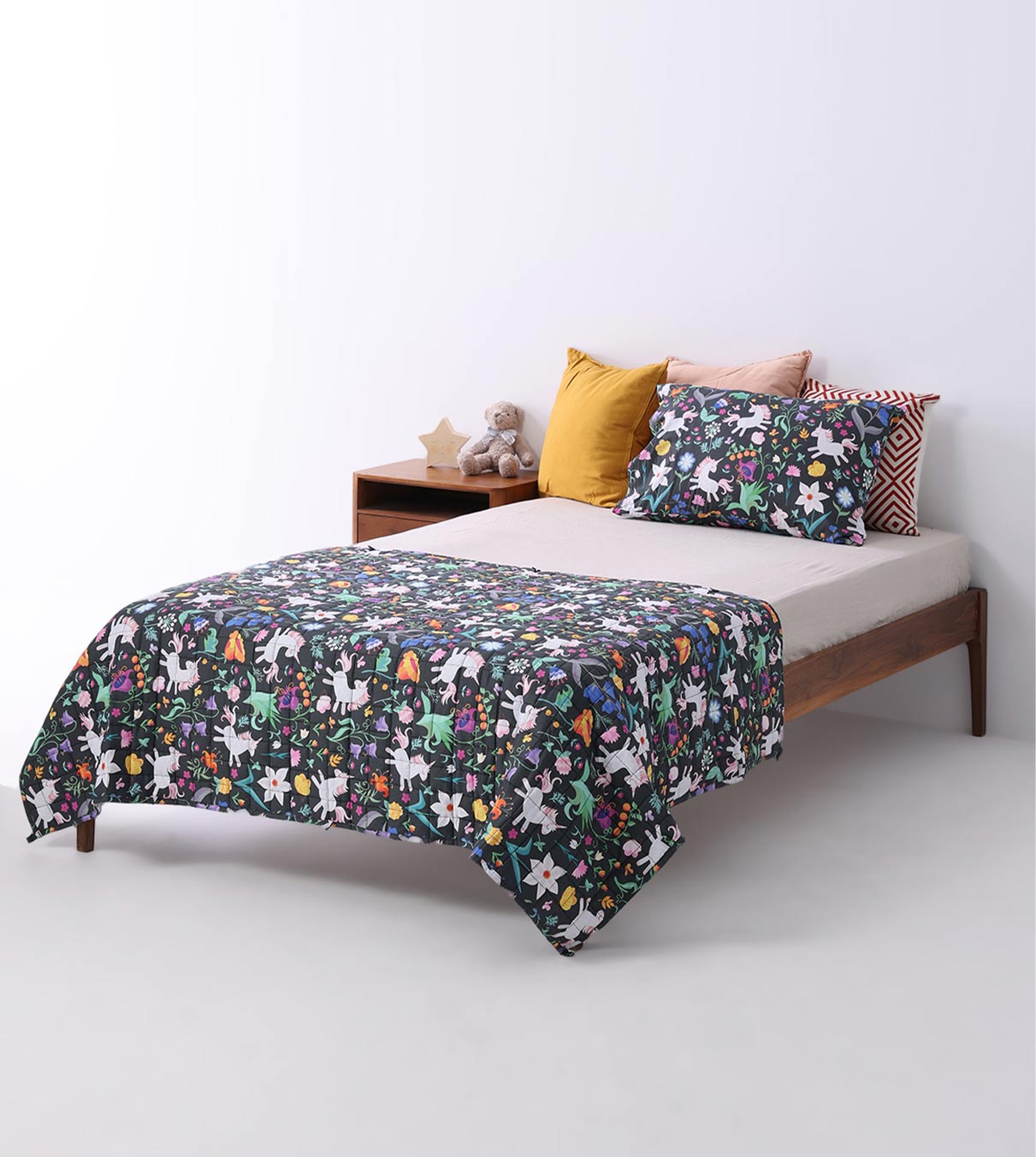Product: Kids Original Cotton Weighted Blanket | Color: Cotton Unicorn 3.0