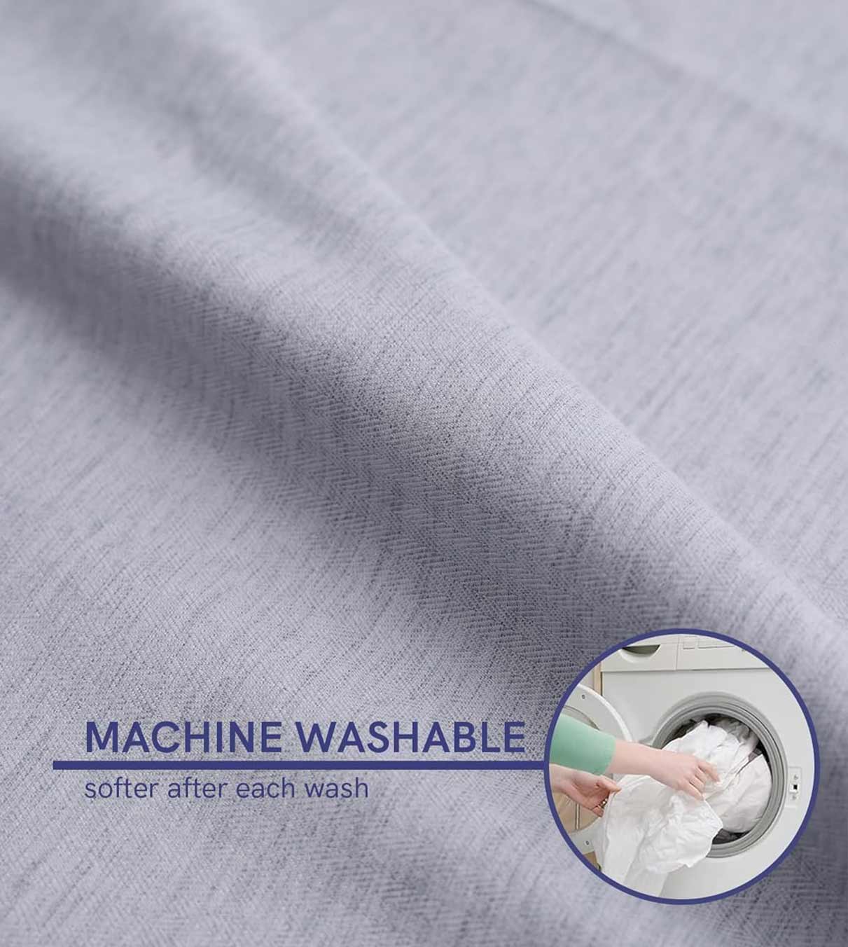 Product: Weighted Comforter | Color: 3-side-zipper Grey
