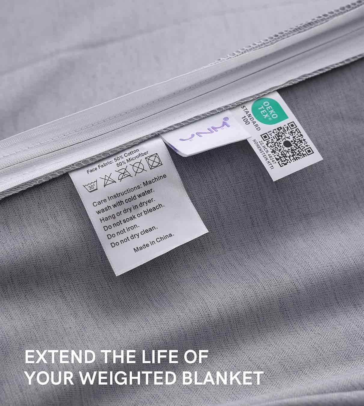 Product: Weighted Comforter | Color: 3-side-zipper Grey