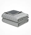 Product: Exclusive Duel-Sided Weighted Blanket | Color: Dark-Light Grey