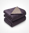 Product: Original Cotton Weighted Blanket | Color: Sateen Lilac-Khaki Reversible_