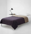 Product: Original Cotton Weighted Blanket | Color: Sateen Lilac-Khaki Reversible_