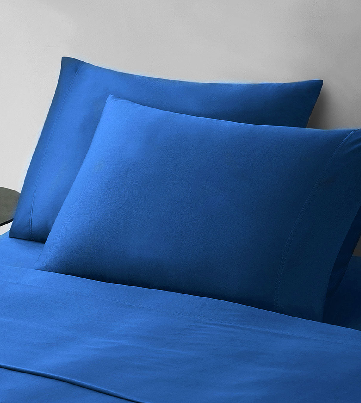 Product: Pillowcase Set | Color: Bamboo Dark Blue