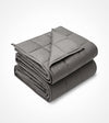 Product: Cooling Bamboo Weighted Blanket | Color: Grey Suede _