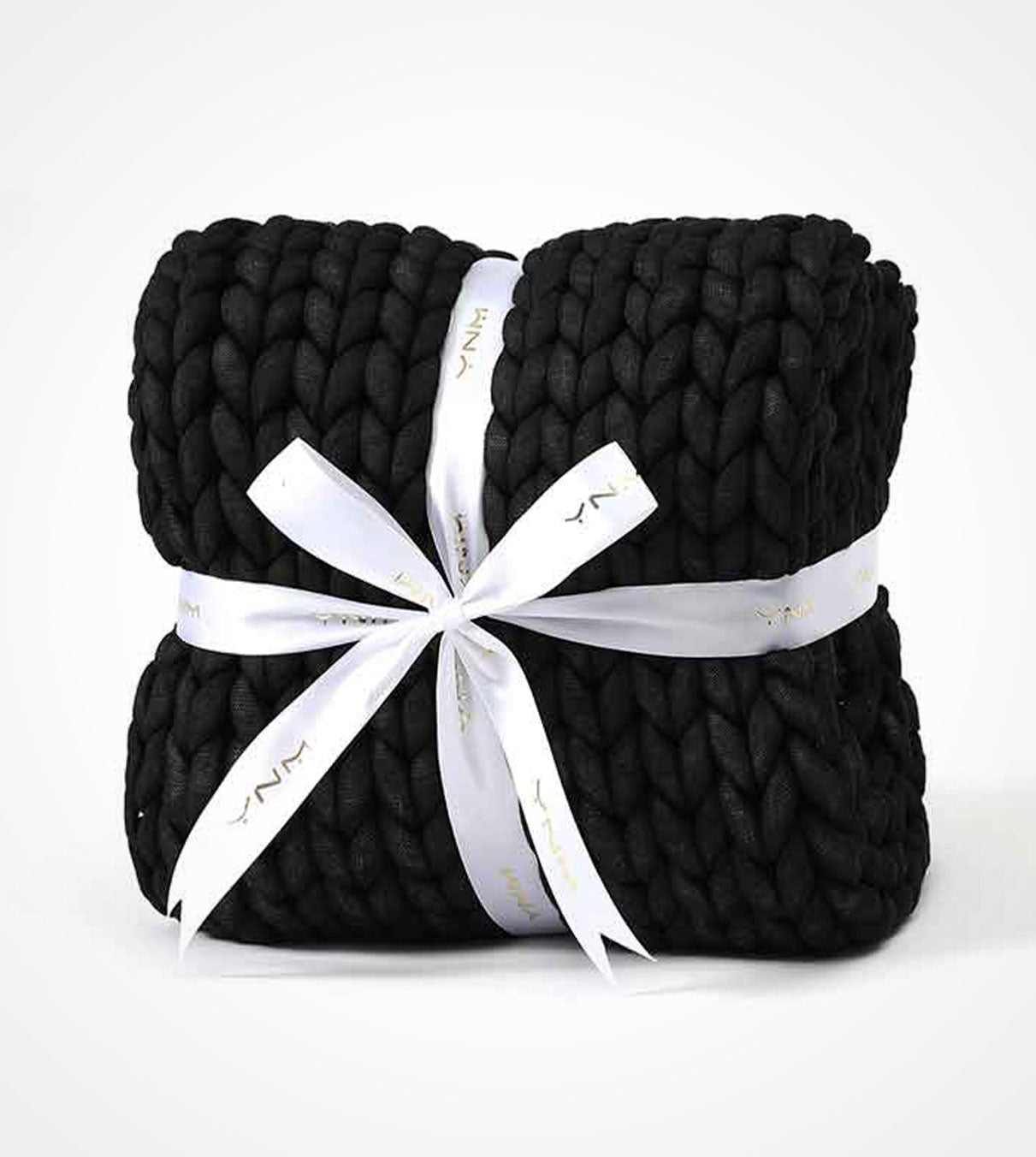 Product: Knitted Chunky Throw | Color: Black