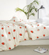 Product: Cotton Weighted Blanket Duvet Cover | Color: Strawberry_