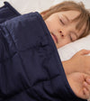 Product: Kids Original Cotton Weighted Blanket | Color: Midnight Blue