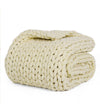 Product: Knitted Chenille Weighted Blanket | Color: Shiny Day