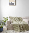 Product: Original Cotton-Polyester Weighted Blanket | Color: Reversible Avocado White